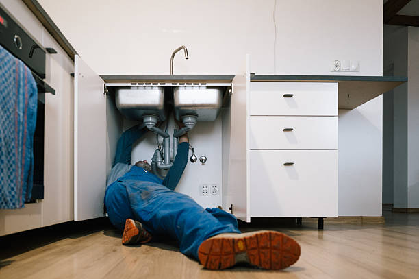 Professional Plumbing technician working in Paoli, IN